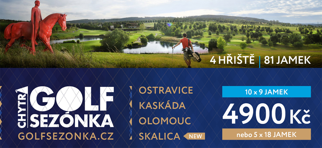 Golf Sezónka a nové možnosti golfu na Moravě